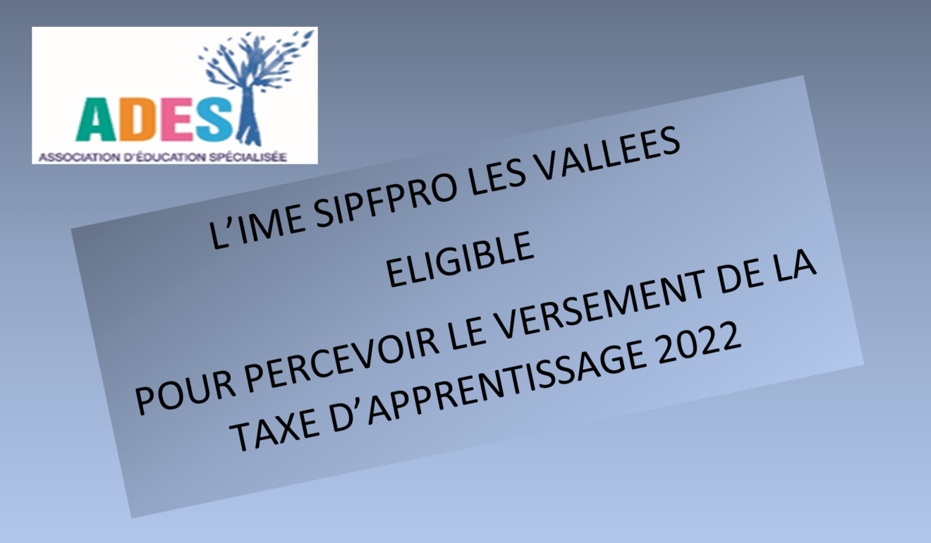 Taxe d'Apprentissage 2022