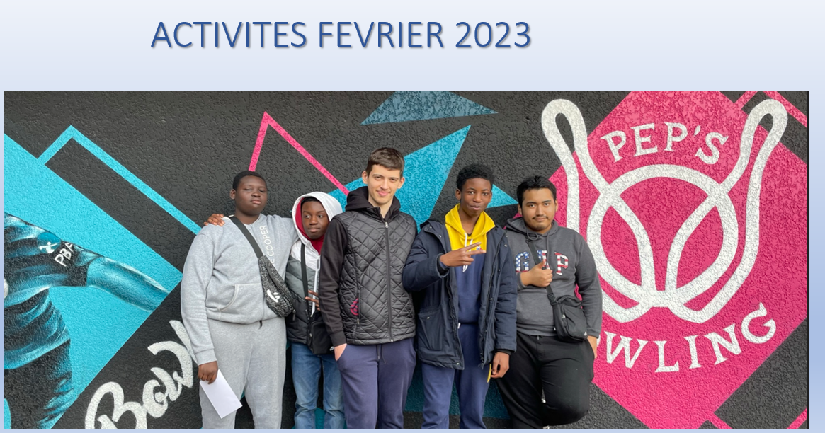 Activités février  2023